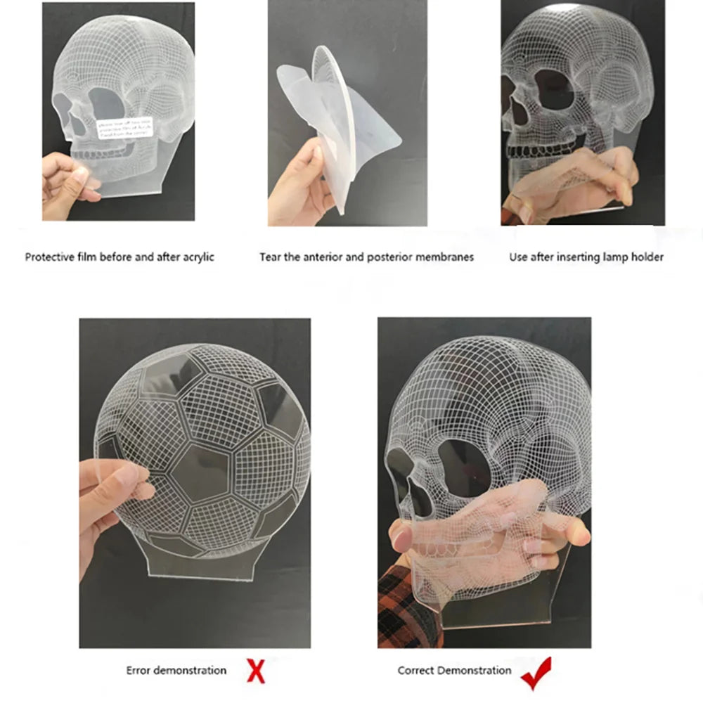 Jesus Cross Night Light Christian 3D Optical Illusion Lamp Dimmable Nightlights Birthday Easter Desk Table Lamp for Boys Girls